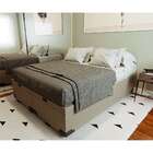 Base Para Cama Box Queen Martin Premium Com Baú Linho (47x158