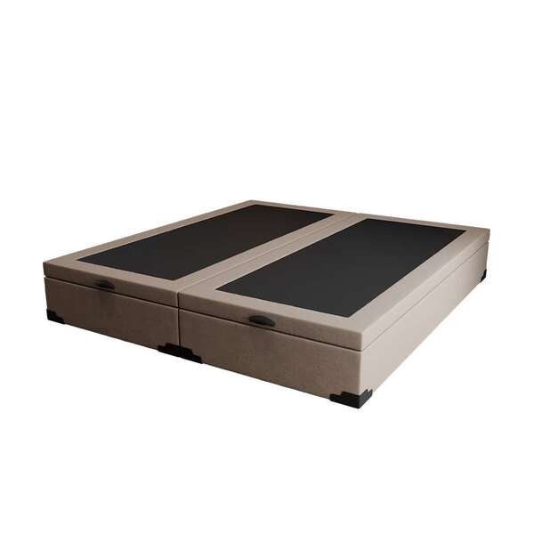 Base Para Cama Box Queen Martin Premium Com Baú Linho (47x158