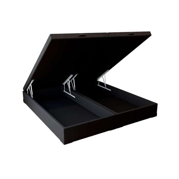 Base Para Cama Box Queen Martin Premium Com Baú Suede (47x158