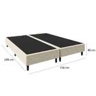 Base Para Cama Box Queen Stella (40x158x198) Bege