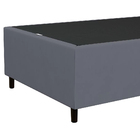 Base Para Cama Box Solteiro 88x188cm Hit I02 Suede Cinza - Mp