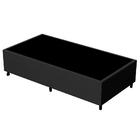 Base Para Cama Box Solteiro 88x188cm Hit Suede Preto