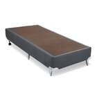 Base Para Cama Box Solteiro Camurça Iicinza