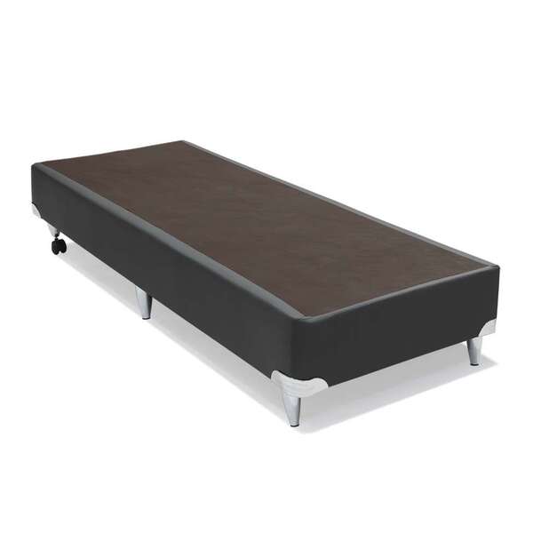 Base Para Cama Box Solteiro Cori Ii Cinza