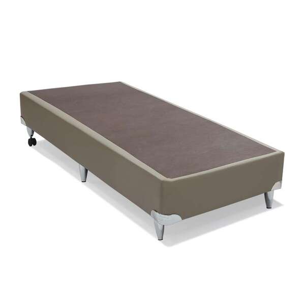 Base Para Cama Box Solteiro Cori Ii Creme