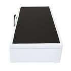 Base Para Cama Box Solteiro Érica Com Baú Branca