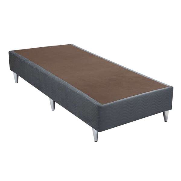 Base Para Cama Box Solteiro Florence Ll (23x78x188) Cinza