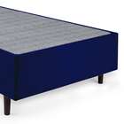 Base Para Cama Box Solteiro King Guldi (38x96x203) Azul E Cin