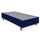 Base Para Cama Box Solteiro King Guldi (38x96x203) Azul E Cin