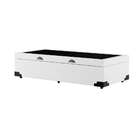 Base Para Cama Box Solteiro Mack Com Baú (45x88x188) Branca