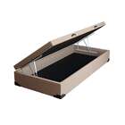 Base Para Cama Box Solteiro Martin Premium Com Baú Linho (47x