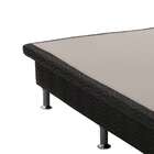 Base Para Cama Box Solteiro Nero Com Baú Preta