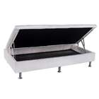 Base Para Cama Box Solteiro Physical Com Baú (25x88x188) Bran