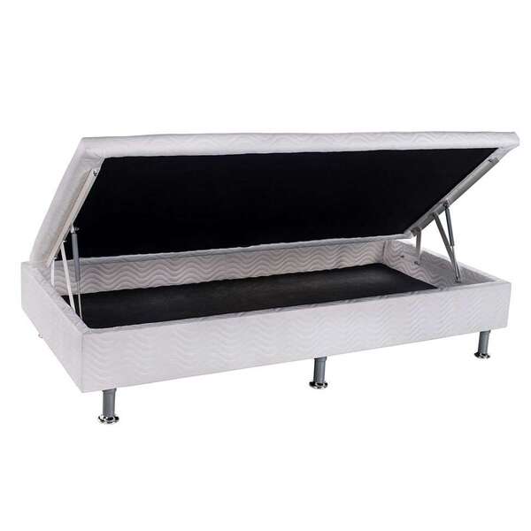 Base Para Cama Box Solteiro Physical Com Baú (25x88x188) Bran