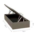 Base Para Cama Box Solteiro Physical L Com Baú (39x88x188) Be