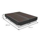 Base Para Cama Box Super King Cori I Cinza