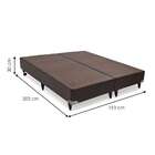 Base Para Cama Box Super King Cori Ii Marrom