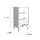 Base Para Cama Casal E 2 Mesa De Cabeceiras 3 Gavetas Virgini