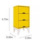 Base Para Cama Casal E 2 Mesa De Cabeceiras 3 Gavetas Virgini