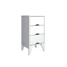 Base Para Cama Solteiro E Mesa De Cabeceira 3 Gavetas Virgini