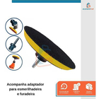 Base Para Disco De Lixa Com Fecho De Contato 115mm X M14 - St