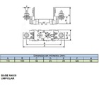 Base Para Fusível Nh-00 Unipolar Até 160a
