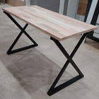 Base para Mesa Aço 70cm até 120kg 1 par Preto