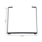 Base para Mesa de Aço Branco 71x78x6cm Maxeb