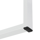 Base para Mesa de Aço Branco 81x40x10cm Maxeb