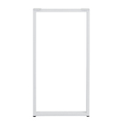Base para Mesa de Aço Branco 81x40x10cm Maxeb