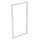 Base para Mesa de Aço Branco 81x40x10cm Maxeb