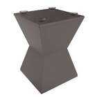 Base Para Mesa De Centro Quadrada Nitro Cinza Mushroom