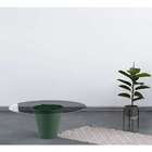 Base Para Mesa De Centro Redonda Fluo Verde Alecrim