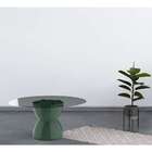 Base Para Mesa De Centro Redonda Hydro Verde Alecrim