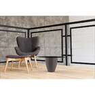 Base Para Mesa De Centro Redonda Moly Cinza Mushroom