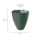 Base Para Mesa De Centro Redonda Moly Verde Alecrim