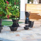 Base Para Mesa De Centro Redonda Oxy Branca