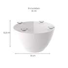 Base Para Mesa De Centro Redonda Oxy Branca