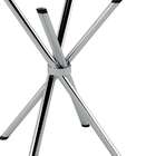 Base Para Mesa De Cozinha Quadrada Messina Cromado 50 Cm