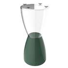 Base Para Mesa Lateral Redonda Bery Incolor E Verde Alecrim