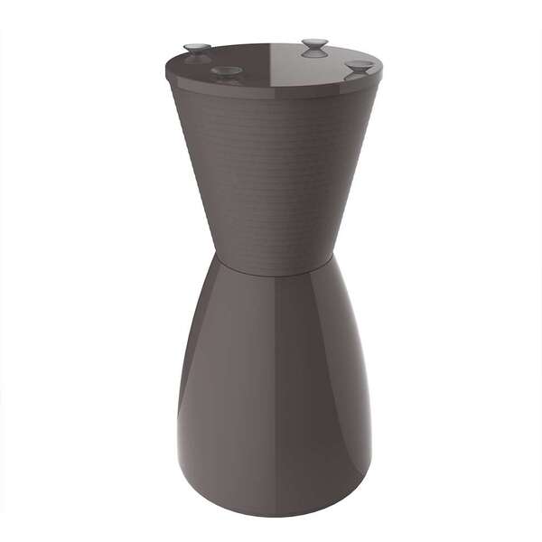 Base Para Mesa Lateral Redonda Nobe Cinza Mushroom