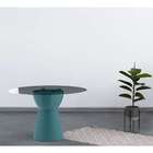Base Para Mesa Lateral Redonda Sili Lazuli