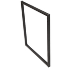 Base para Mesa Reta Aço 60X03X70cm Industrial Tubo Preta Maxeb