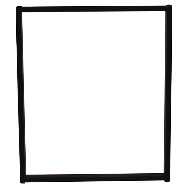 Base para Mesa Reta Aço 60X03X70cm Industrial Tubo Preta Maxeb