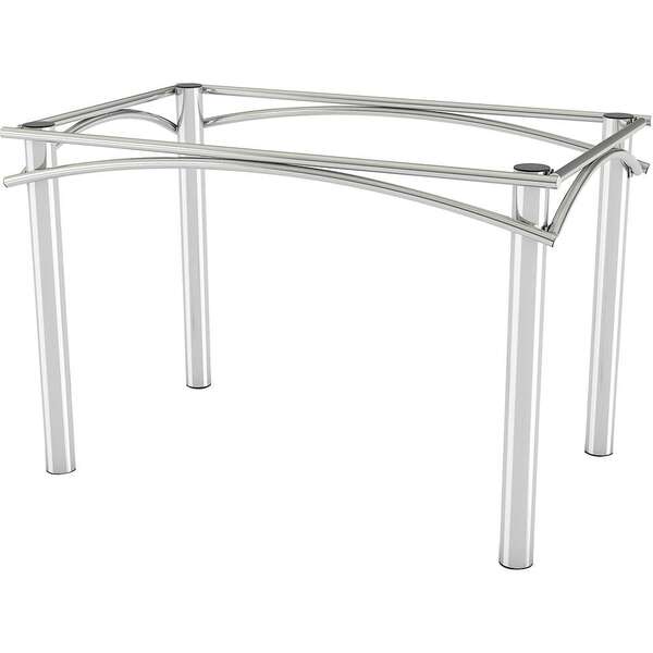 Base Para Mesa Retangular Elba Cromada 110 Cm
