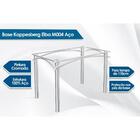 Base Para Mesa Retangular Elba Cromada 110 Cm