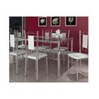 Base Para Mesa Retangular Reno Cromada 148 Cm