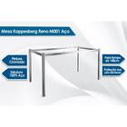 Base Para Mesa Retangular Reno Cromada 148 Cm