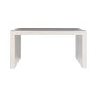 Base Para Monitor Suporte De Mesa Madeira Branco