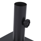 Base para Ombrelone Aço Cinza Escuro